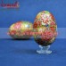 Multi-Color Flowers Hand Painted Decorative Wooden Easter Egg