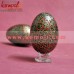 Multi-Color Floral Pattern of Hand Painted Wooden Easter Decorative Eggs