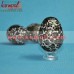 Multi-Color Floral Pattern of Hand Painted Wooden Easter Decorative Eggs