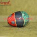 Waves of Colors - Hand Painted Decorative Wooden Easter Eggs