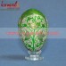 Multi-Color Chinar Leaf Pattern Hand Painted Wooden Easter Gifts Decoration Eggs