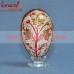 Multi-Color Chinar Leaf Pattern Hand Painted Wooden Easter Gifts Decoration Eggs