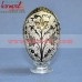 Multi-Color Chinar Leaf Pattern Hand Painted Wooden Easter Gifts Decoration Eggs