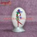 Shopping Girls - Hand Painted White Easter Egg, Wooden Decorative Easter Eggs