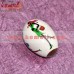 Shopping Girls - Hand Painted White Easter Egg, Wooden Decorative Easter Eggs