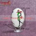 Shopping Girls - Hand Painted White Easter Egg, Wooden Decorative Easter Eggs