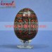 Symmetry of Lines - Custom Designs of Hand Painted Wooden Paper Mache Easter Eggs