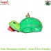 Green Turtle Holiday Decoration - Paper Mache Animal Christmas Tree Hanging Ornaments Decorations