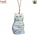 Woohoo - Two In One Pussy Cat Christmas Ornament - Hand Painted Paper Mache