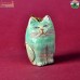 Pussy Cat Christmas Tree Hanging Ornament | Holiday Decoration - Handmade and Hand Painted