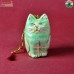 Pussy Cat Christmas Tree Hanging Ornament | Holiday Decoration - Handmade and Hand Painted