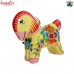 Traditional Horse Figurine Floral Hand Painted Eco-Friendly Paper Mache Christmas Ornament For Home And Christmas Decoration