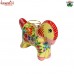 Traditional Horse Figurine Floral Hand Painted Eco-Friendly Paper Mache Christmas Ornament For Home And Christmas Decoration