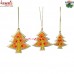 Chinar Tree - Christmas Hanging - Hand Painted Wooden Cut Out