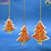 Chinar Tree - Christmas Hanging - Hand Painted Wooden Cut Out