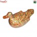Recycled Oversize Handmade Hand Painted Animal Keepsake Paper Mache Vintage Duck Box For Home Decoration