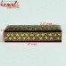 Golden Chinar Paper Mache - Rectangular Hand Pained Wooden Keepsake Box