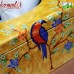 Bird Tissue Holder - Spring Paper Mache Decorative Tissue Box