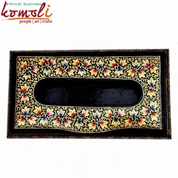 Imperial Tissue Holder - Luxury Kashmiri Paper Mache Decorative Tissue Box