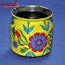 Hand Painted - Decorative Stainless Steel Container