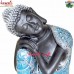 Calm Pose of Buddha in Royal Blue Adorns - (9 Inches)