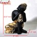 Calm Pose of Buddha in Golden Adorns - (Large 10 1/2 Inches)