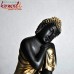 Calm Pose of Buddha in Golden Adorns - (Large 10 1/2 Inches)