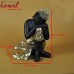 Resting Buddha With Golden Adorns - 8.5 Inches Poly Resin Statue for Home Decoration