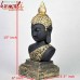 Glorious Poly Resin Buddha Head with Crown (Large -  15 Inch)