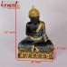 Meditating Buddha With Colorful Dress Polyresin Statue