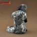 Calm Pose of Buddha in Royal Silver Adorns - (10 Inches) Poly Resin Statue