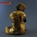 Calm Pose of Buddha in Royal Golden Adorns - (10 Inches)