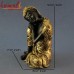 Calm Pose of Buddha in Royal Golden Adorns - (10 Inches)