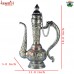 Decorative Arabic Jar - Antique Vintage Style Repousse on Brass Copper Metal Sheet