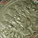 Punchmukhi Ganesha on Brass Sheet - Magnificent Repousse Artwork