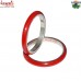 Ruddy Red Brass Resin Red Twin Bangle Set Red Color Custom Color Available