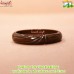 Simple Strokes Carved Design Brown Custom Color Vintage Fashion Resin Bracelet Bangle