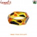 Faceted Diamond Cut Fruity Transparent Acrylic Resin Bangle 