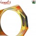 Faceted Diamond Cut Fruity Transparent Acrylic Resin Bangle 