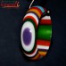 Colored Circles Purple Eye Resin Bangle Bracelets