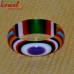 Colored Circles Purple Eye Resin Bangle Bracelets