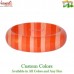 Citrus Punch Orange Layered Resin Acrylic Bangle Bracelet
