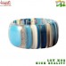 Rainbow Glitter Stripes - Wide Resin Handmade Fashion Bangles Bracelets