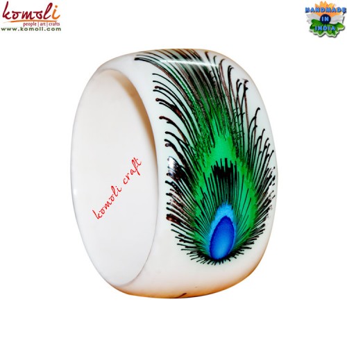 XIYANIKESilver Color Hot Sale Peacock Feather Bracelet Retro Distressed  Pattern Fashion Handmade Gift Couple Adjustable