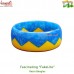 Turquoise Zig Zag Fashion Resin Sparkle Bangle Bracelet