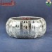 Silver Colored Mirror Working Lac Bangle Bracelet - Handmade Jewelry