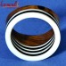 Black White Wood Resin Combination Angular Bangle