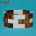 Coalesce Wooden Resin Combination Bangle Bracelet