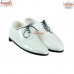 White Miniature Oxford Shoe - Resin Decorative