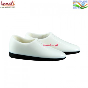 Miniature Resin Shoe - Plain Model White